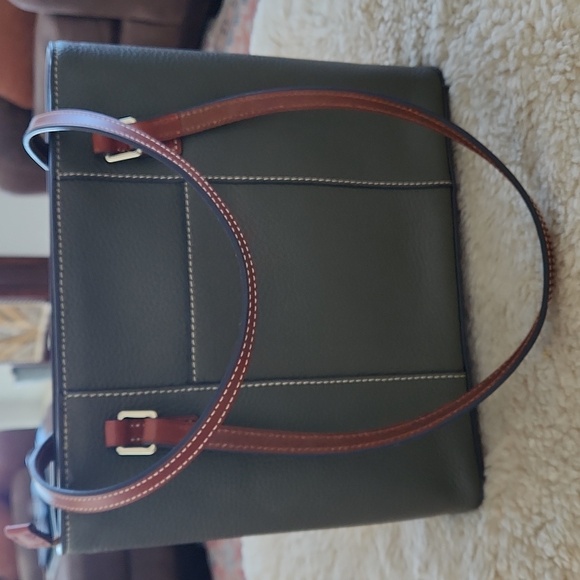 NWOT Dooney & Bourke Moss Green Pebbled Leather Lexington Shopper Tote 💚🎁 - Picture 7 of 17